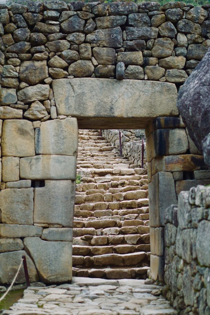 Explore the timeless Incan stonework of Aguas Calientes with this ancient stairway.